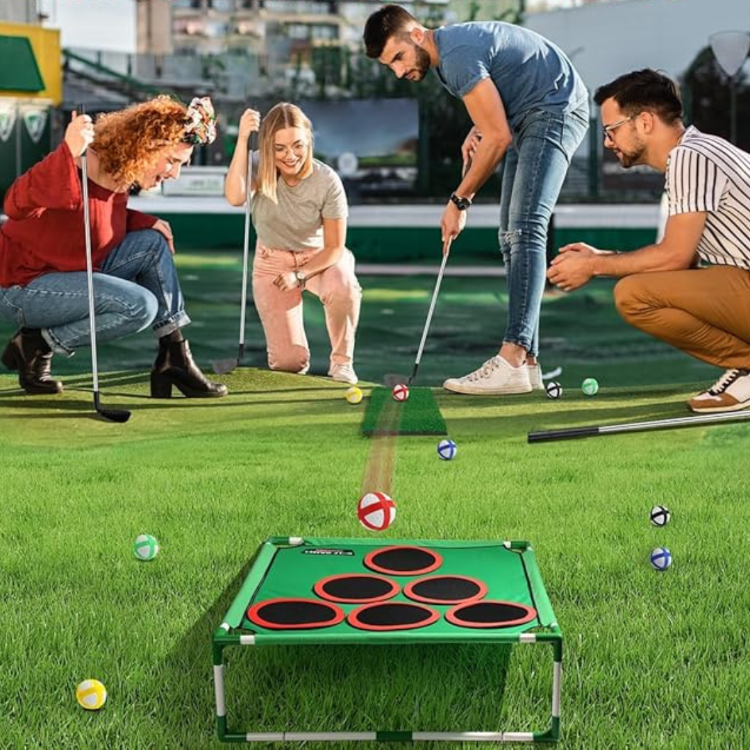 GolfPlay™ | Het Ultieme 2-in-1 Golfspel voor Binnen & Buiten.