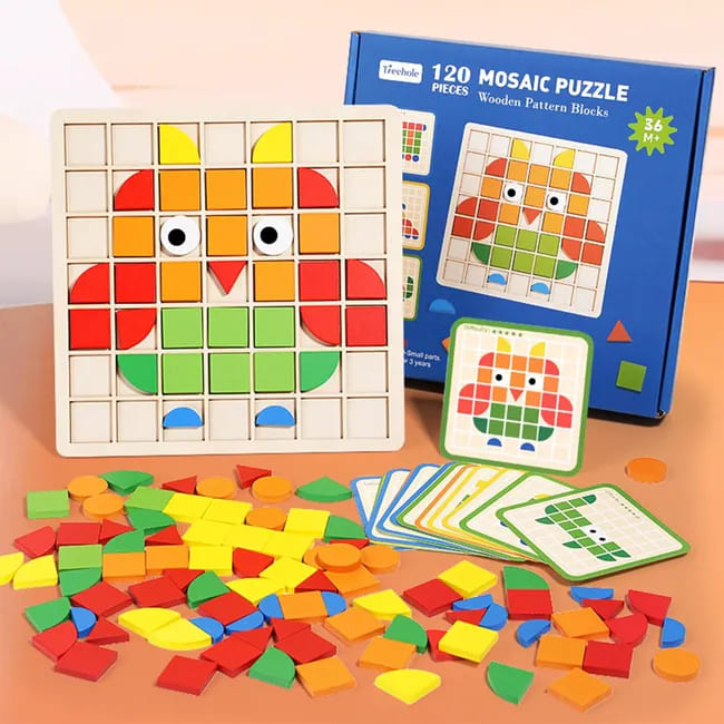 MosaicPuzzel™ | Stimuleer Nieuwsgierigheid, Denkvermogen en Creativiteit.