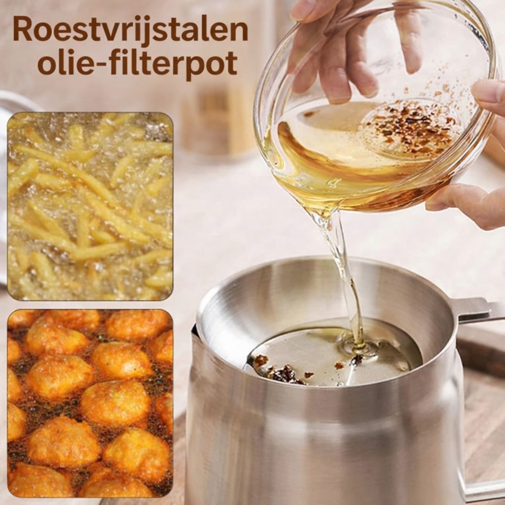 FryPan™ | Slimmer Frituren Met Minder Olieverspilling.