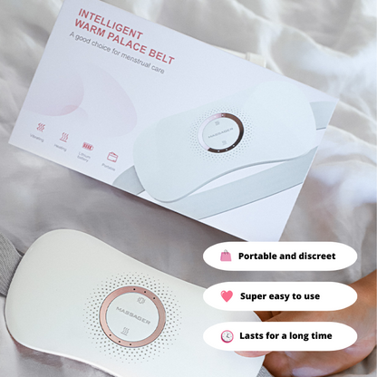 Ervaar onmiddellijke verlichting van menstruatiepijn met de Massager™