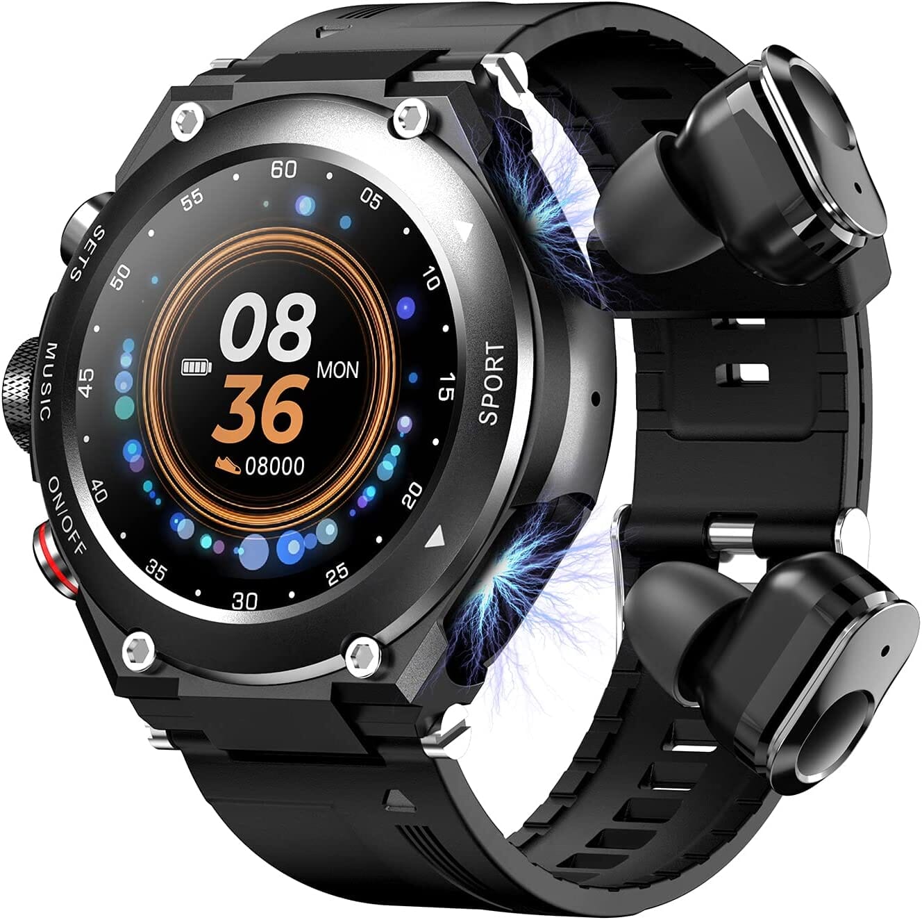 HealthGuard™ | Pro Smartwatch inclusief oortjes! (voor Apple & Android)